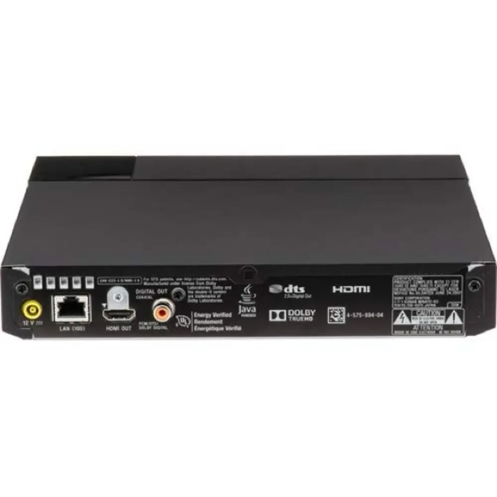 NEW SONY Black 4K UHD DVD Blu Ray Disc Player Wi-Fi Streaming Remote Control